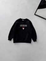 GS Göğüs Baskılı Sweatshirt – SİYAH