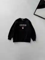 GS Göğüs Baskılı Sweatshirt – SİYAH