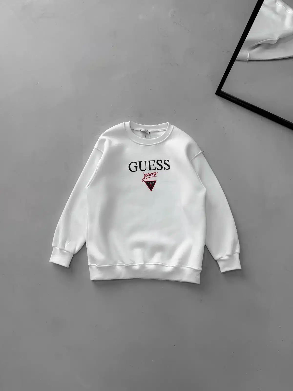WhatsApp Image 2026-08-24 at 14.47.55 (1) GS Göğüs Baskılı Sweatshirt – BEYAZ - Görsel 1