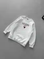 GS Göğüs Baskılı Sweatshirt – BEYAZ - Görsel 2