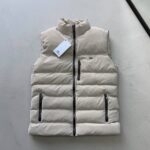 LCST Kabartma Baskı Detaylı Yelek - KREM