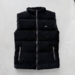LCST Kendinden Desenli Arma Detaylı Yelek - SİYAH