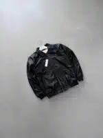 CK Arma Detaylı Premium İmzalı Seri Kapitoneli Blackout Deri Ceket - Siyah - Görsel 2
