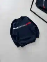 TM Göğüs Baskılı 3 İplik Oversize Sweatshirt – Lacivert - Görsel 2