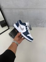 NK Navy Retro Sneaker - Lacivert/ Beyaz - Görsel 6