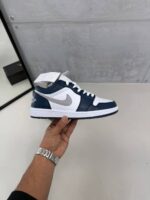 NK Navy Retro Sneaker - Lacivert/ Beyaz - Görsel 3