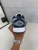 NK Navy Retro Sneaker - Lacivert/ Beyaz - Görsel 5