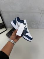 NK Navy Retro Sneaker - Lacivert/ Beyaz - Görsel 4