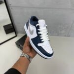NK Navy Retro Sneaker - Lacivert/ Beyaz