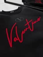 VT Göğüs Baskı Detaylı 3 İplik Oversize Sweatshirt – Siyah - Görsel 3