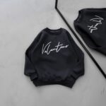 VT Göğüs Baskı Detaylı 3 İplik Oversize Sweatshirt – Antrasit