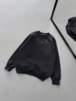 PRD Göğüs Baskı&Arma Detaylı 3 İplik Oversize Sweatshirt – Antrasit - Görsel 3
