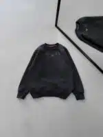 PRD Göğüs Baskı&Arma Detaylı 3 İplik Oversize Sweatshirt – Antrasit