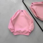 RL  Nakış Detaylı 3 İplik Oversize Sweatshirt – Pembe