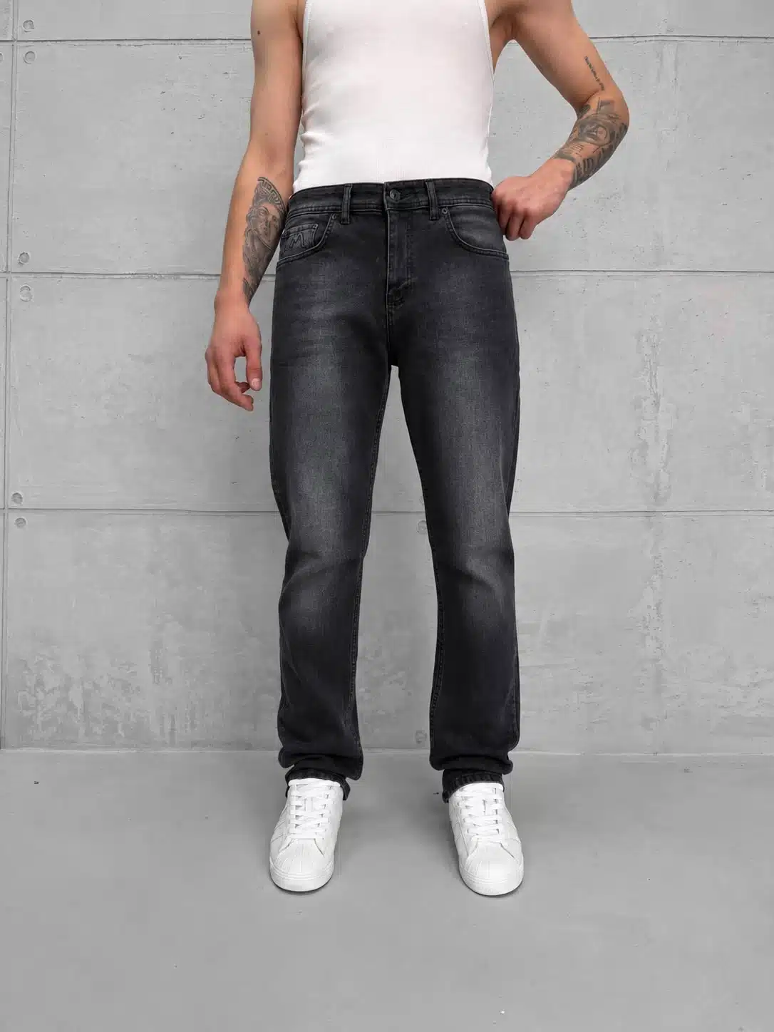 WhatsApp Image 2026-09-12 at 12.14.35 (2) Premium İmzalı Seri Regular Fit Pantolon - Gri Kimyasal Bıyık 1016 - Görsel 1
