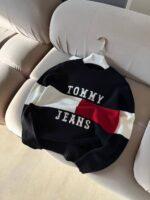 TM Detaylı Premium Triko Kazak - Siyah