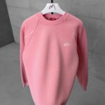 NK Nakış Detaylı Arabiyeli 3 İplik Sweatshirt – Pembe
