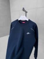 NK Nakış Detaylı Arabiyeli 3 İplik Sweatshirt – Lacivert - Görsel 3
