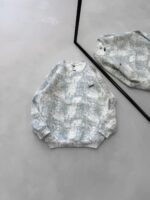 ST Gögüs Nakış Detaylı Arabiyeli Yıkamalı 3 İplik Sweatshirt –  Beyaz