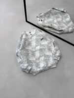 ST Gögüs Nakış Detaylı Arabiyeli Yıkamalı 3 İplik Sweatshirt –  Beyaz - Görsel 3
