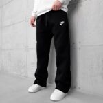 NK Tech Fleece 3 İplik Baggy Eşofman - Siyah