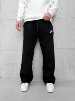 NK Tech Fleece 3 İplik Baggy Eşofman - Siyah - Görsel 2