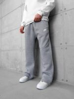NK Tech Fleece 3 İplik Baggy Eşofman - Gri