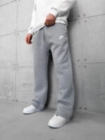 NK Tech Fleece 3 İplik Baggy Eşofman - Gri - Görsel 3