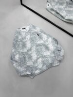 RL Gögüs Nakış Detaylı Yıkamalı 3 İplik Sweatshirt –  Beyaz - Görsel 2