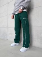 AsfCult Arabiyeli 3 İplik Baggy Eşofman - Yeşil - Görsel 2