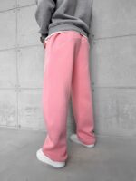 AsfCult Arabiyeli 3 İplik Baggy Eşofman - Pembe - Görsel 4