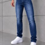 DG Signature  Skinny Jeans Kot Pantolon (İndirimli Outlet Ürünü ) - Koyu Mavi