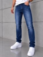 DG Signature  Skinny Jeans Kot Pantolon (İndirimli Outlet Ürünü ) - Koyu Mavi