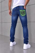 DG Signature  Skinny Jeans Kot Pantolon (İndirimli Outlet Ürünü ) - Koyu Mavi - Görsel 2