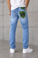 DG Signature  Skinny Jeans Kot Pantolon (İndirimli Outlet Ürünü ) - Buz Mavisi - Görsel 2