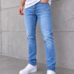 DG Signature  Skinny Jeans Kot Pantolon (İndirimli Outlet Ürünü ) - Buz Mavisi
