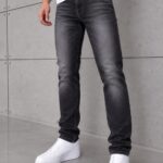 LV Signature  Skinny Jeans Kot Pantolon (İndirimli Outlet Ürünü ) - Siyah