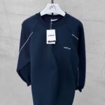 ASFCULT Nakış Detaylı Arabiyeli 3 İplik Sweatshirt – Lacivert
