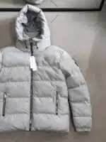 CK Kapşonlu Şişme Mont – Gri - Görsel 3