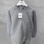 ASFCULT Nakış Detaylı Arabiyeli 3 İplik Sweatshirt – Gri