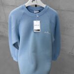 ASFCULT Nakış Detaylı Arabiyeli 3 İplik Sweatshirt – Bebe Mavi