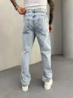 Erkek Basic Baggy Pantolon – Mavi - Görsel 3