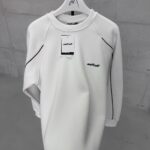 ASFCULT Nakış Detaylı Arabiyeli 3 İplik Sweatshirt – Beyaz