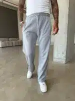 Premium Yan Cizgili Eşofman - Gri - Görsel 4