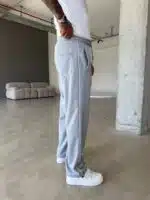 Premium Yan Cizgili Eşofman - Gri - Görsel 3