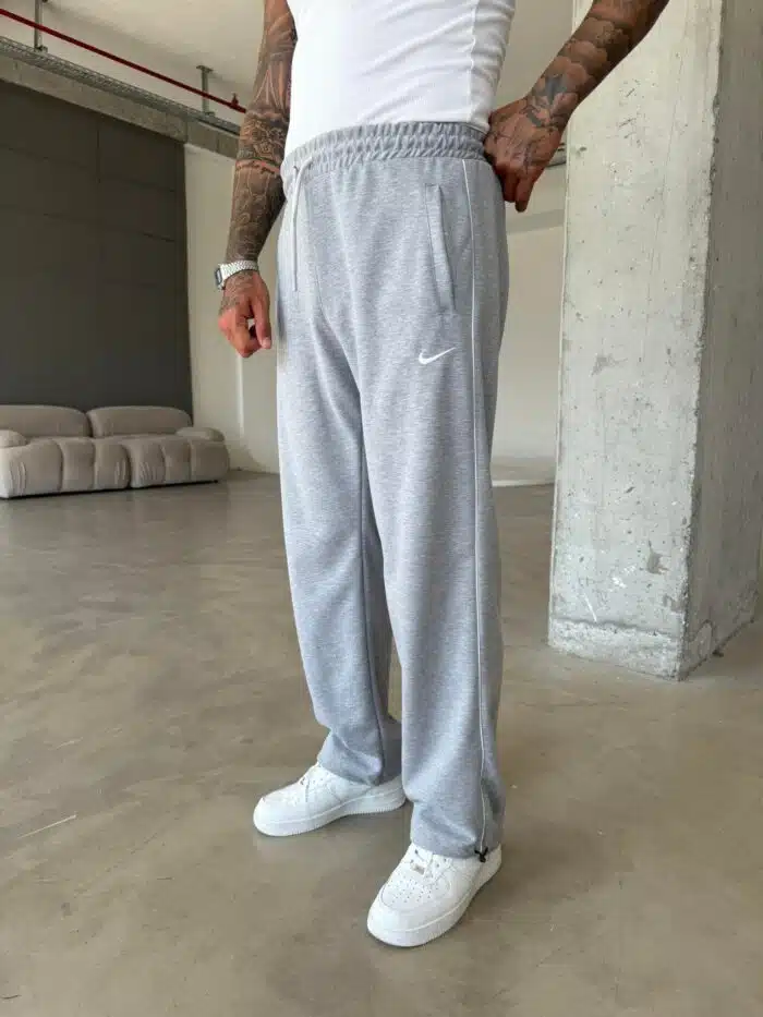 Premium Yan Cizgili Eşofman - Gri - Görsel 1