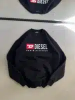 DS Baskılı Üç İplik Sweatshirt – Siyah - Görsel 3
