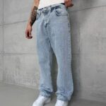 Premıum İmzalı Seri Baggy Jean - Açık Buz Mavi 2009