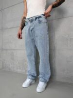 Premıum İmzalı Seri Baggy Jean - Açık Buz Mavi 2009
